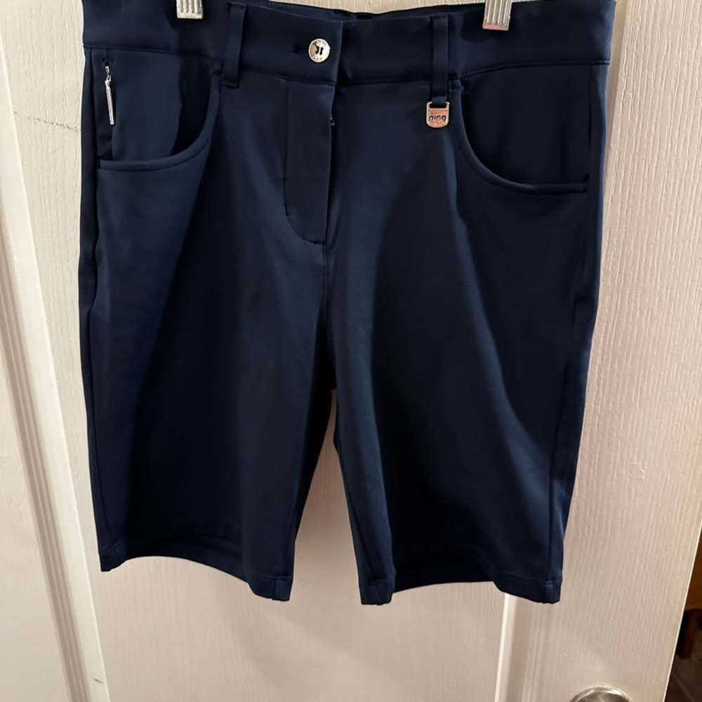 Ping Verity II NEW with tags Navy Blue Golf Shorts with Zip Pocket Detail